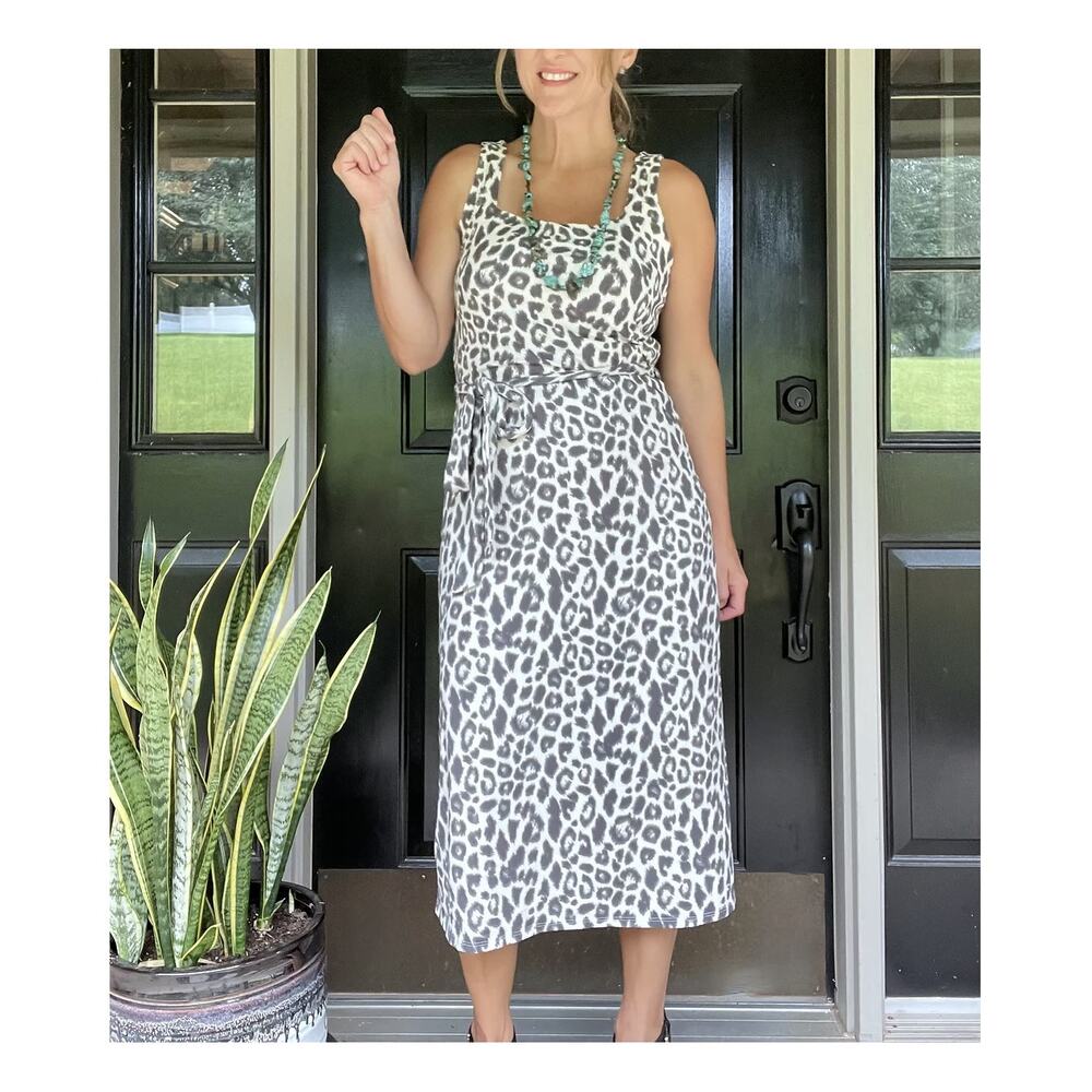 Leopard Midi Tank Dress